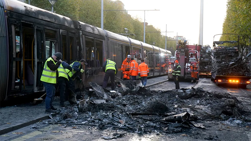 Luas ta éis círéibeacha (riots) Bhaile Átha Cliath