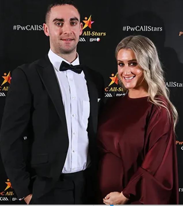 James McCarthy agus a bhean Clodagh 