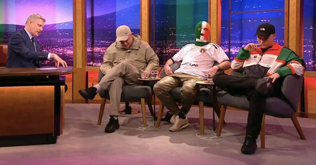 Kneecap ar an Late Late Show