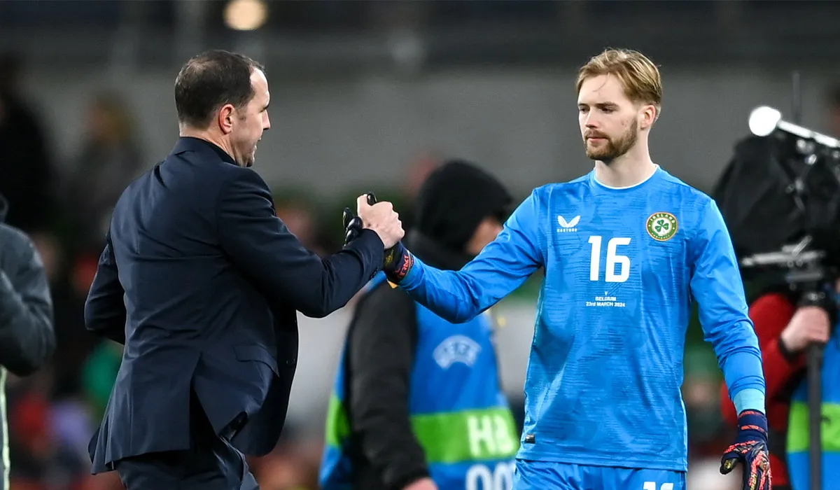 Caoimhín Kelleher agus John O'Shea