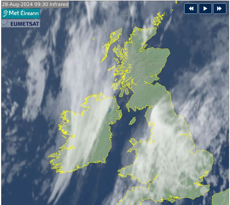 Cliceáil ANSEO le haghaidh nasc chuig an eolas is déanaí ó Met Éireann