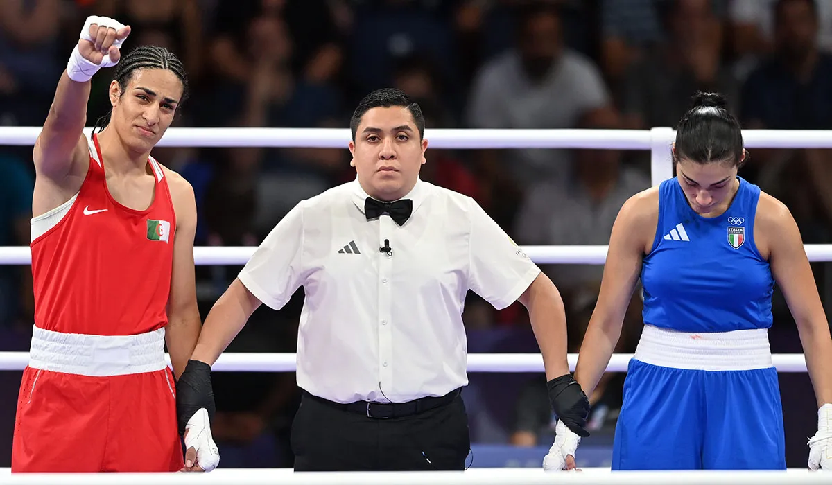 Imane Khelif agus Angela Carini