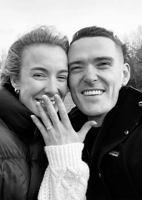 Brian Fenton agus a finacée Katie Molloy