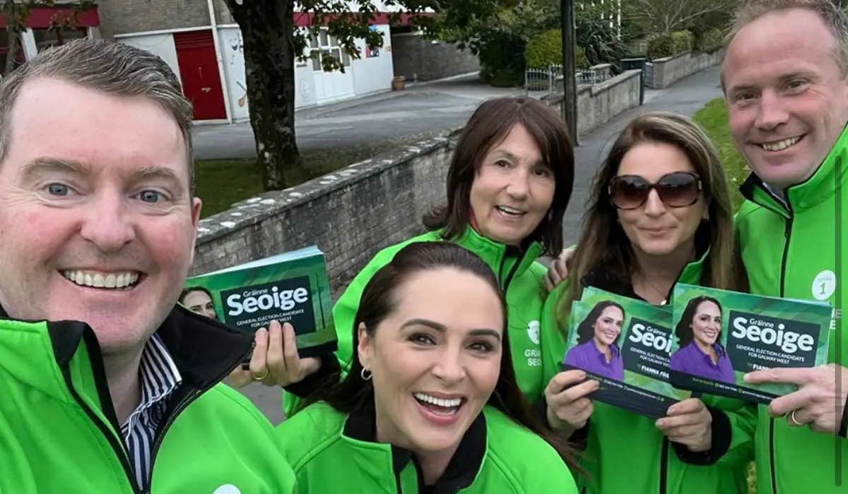 Tá Gráinne ag seasamh i dtoghcheantar na Gaillimhe Thiar, áit nach bhfuair sí mórán tacaíochta de réir pobalbhreith TG4 le déanaí