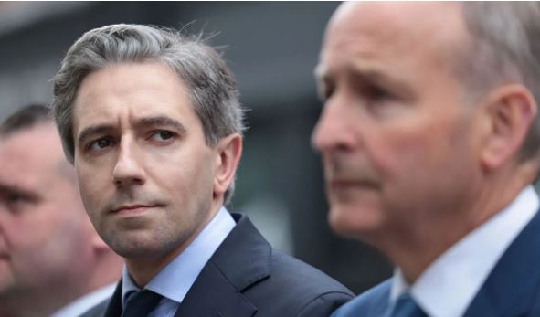 Pobalbhreith: Simon Harris agus Micheál Martin
