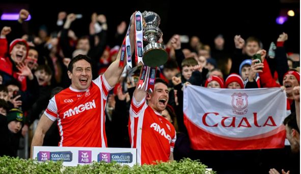 Cuala, club na Dubs ag ceilliúradh