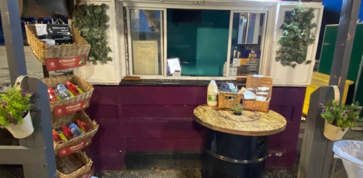 Coffee Dock, i stáisiún traenach na Solláin