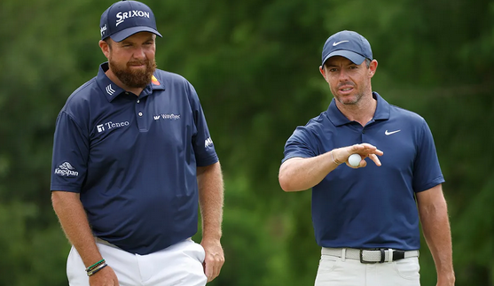 Shane Lowry agus Rory McIlroy