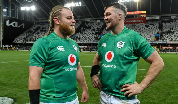 Finlay Bealham and Peter OMahony