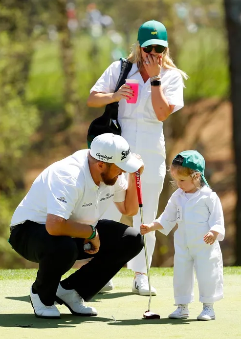 Shane agus Wendy  lena iníon Iris. Pictiúr: Kevin C.Cox/Getty Images