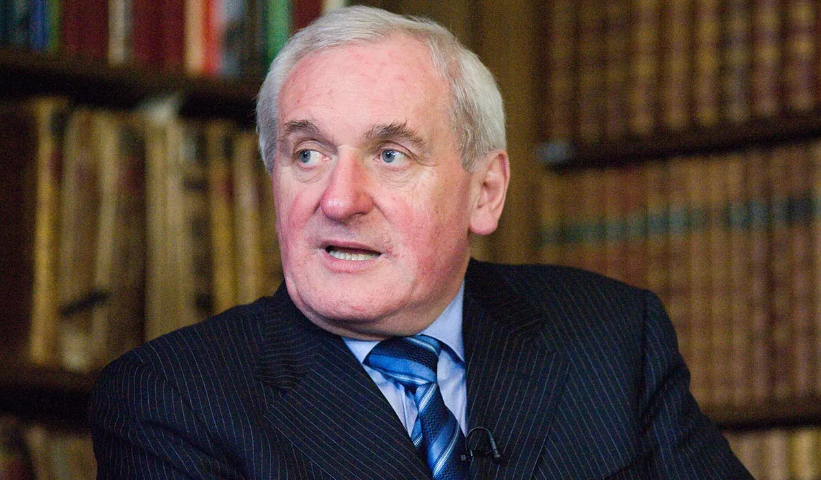 Bertie Ahern. Pictiúr: Roger Askew/REX/Shutterstock (5598992d)