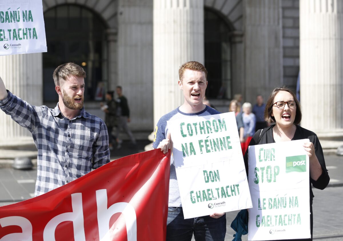 0012 Conradh na Gaeilge protest at GPO copy 90550603
