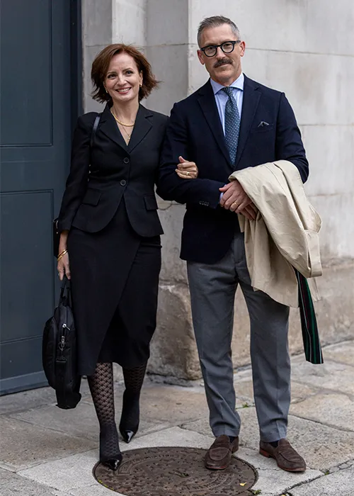 Maria Steen agus a fear céile Neil