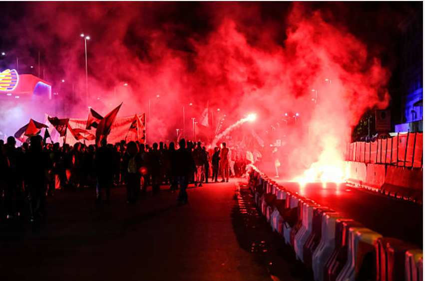 Agóid ar son an Sumud i Genoa san Iodáil