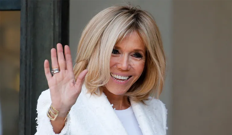 Brigitte Macron. Pic: Chesnot/Getty Images
