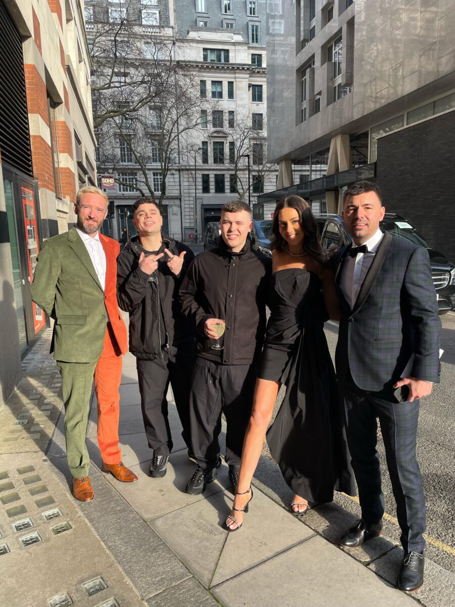 Caitriona agus Kneecap ag na Baftas 2025