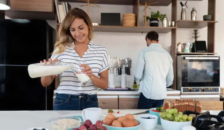 Tá bia sláintiúil tábhachtach chun na cnámha laga a neartú