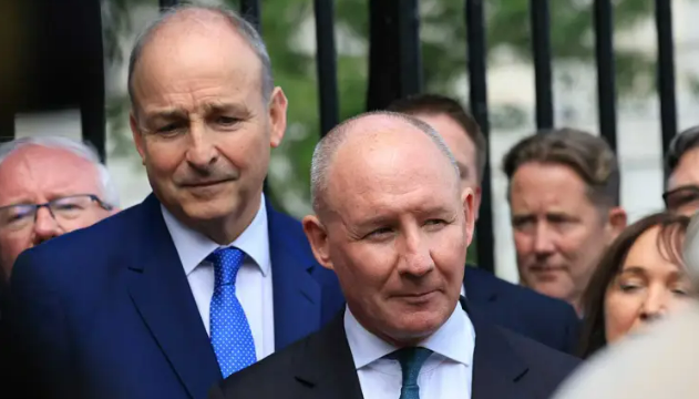 Micheál Martin le Jim Gavin