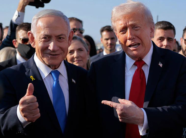 Donald Trump agus Benjamin Netanyahu