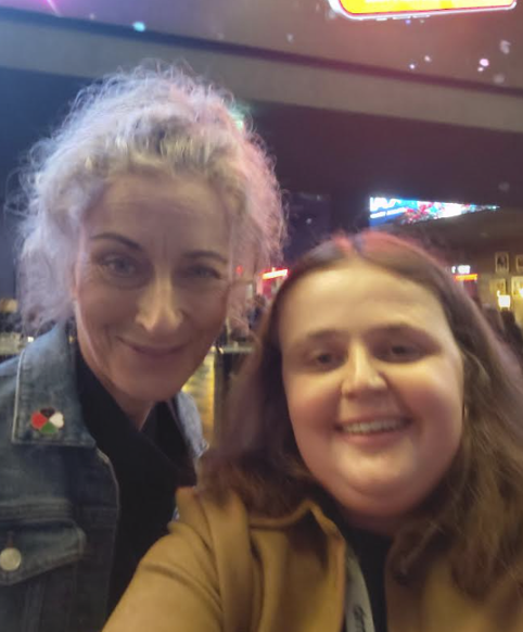 Carrie Crowley le hAoife Ní Bhraoin