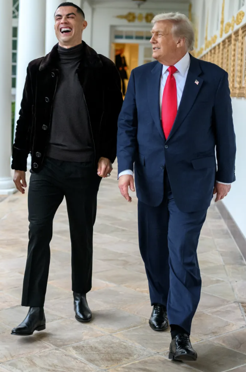 Cristiano Ronaldo le Donald Trump