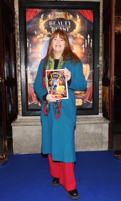 Bláthnaid Ní Chofaigh ag an gheamaireacht Beauty and The Beast sa Gaiety. Pictiúr: Leon Farrell/Photocall Ireland