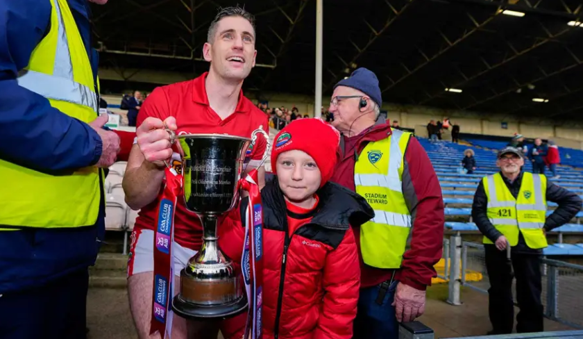 Paul Geaney lena mhac Paidi agus an corn. Pictiur INPHOJames Lawlor