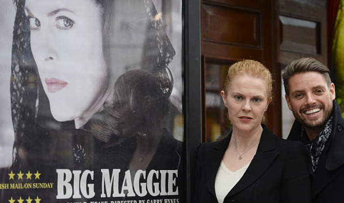 Aisling O'Sullivan agus Keith Duffy in Big Maggie le John B Keane