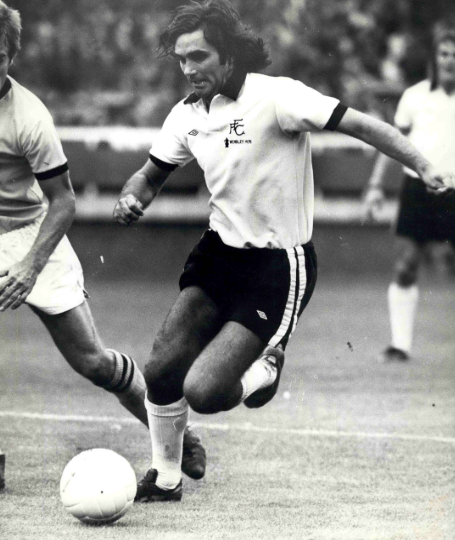 Feicfear seanábhar scannánaíochta de George Best ag imirt do Cork Celtic 