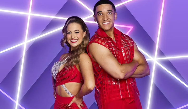 Jordan Dargan agus Rebecca Scott. Pictiur Barry McCall