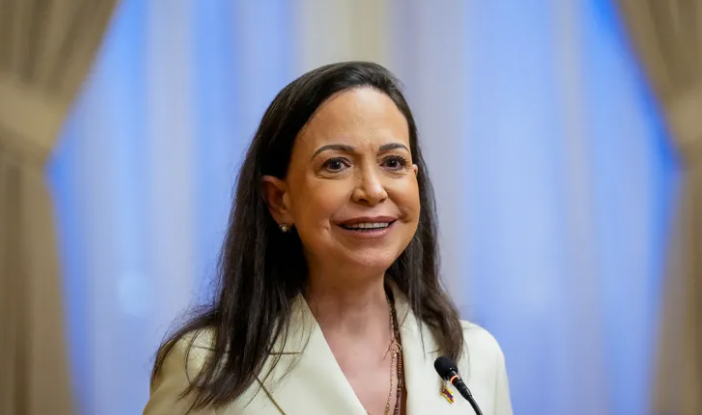 María Corina Machado. Pic: Ole Berg-Rusten / NTB / AFP via Getty Images
