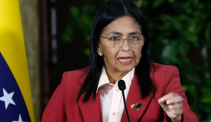 Delcy Rodríguez. Pic: Pedro MATTEY / AFP via Getty Images
