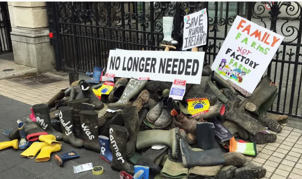 Tá feirmeoirí ag agóidíocht i gcoinne Mercosur le blianta