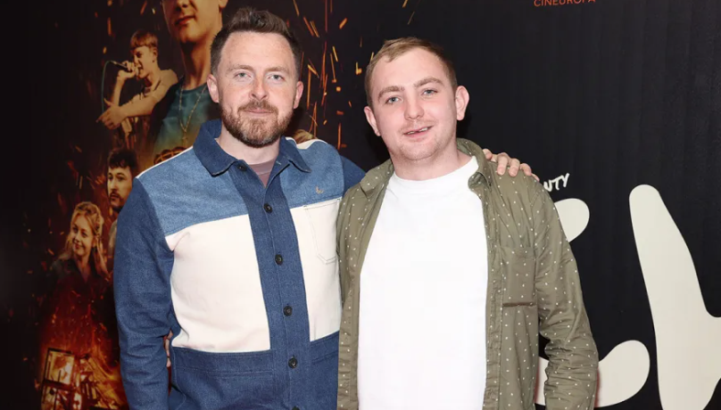 An stiúrthóir le Christy, Brendan Canty, agus an t-aisteoir Danny Power. Pictiúr: Brian McEvoy