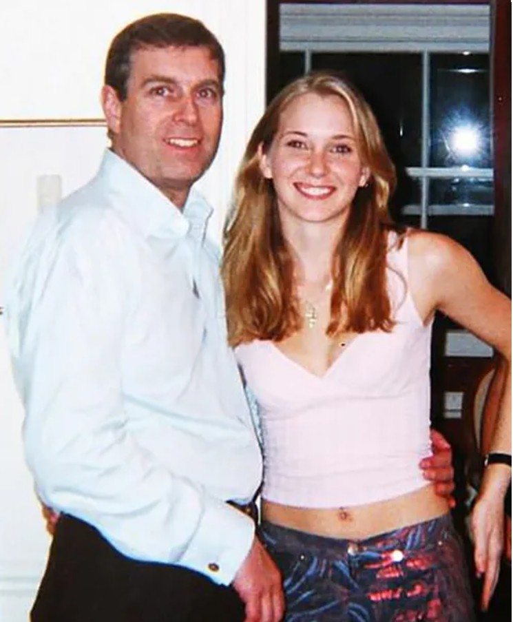 Andrew agus Virginia Giuffre. Pictiur REXShutterstock