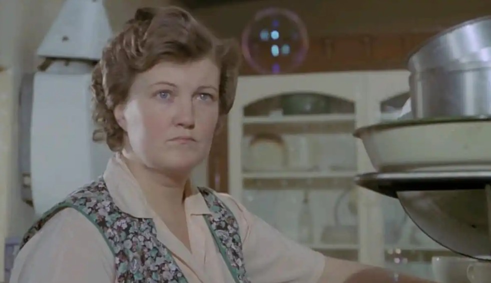 Brenda Fricker i My Left Foot. Pictiur Ferndale Films