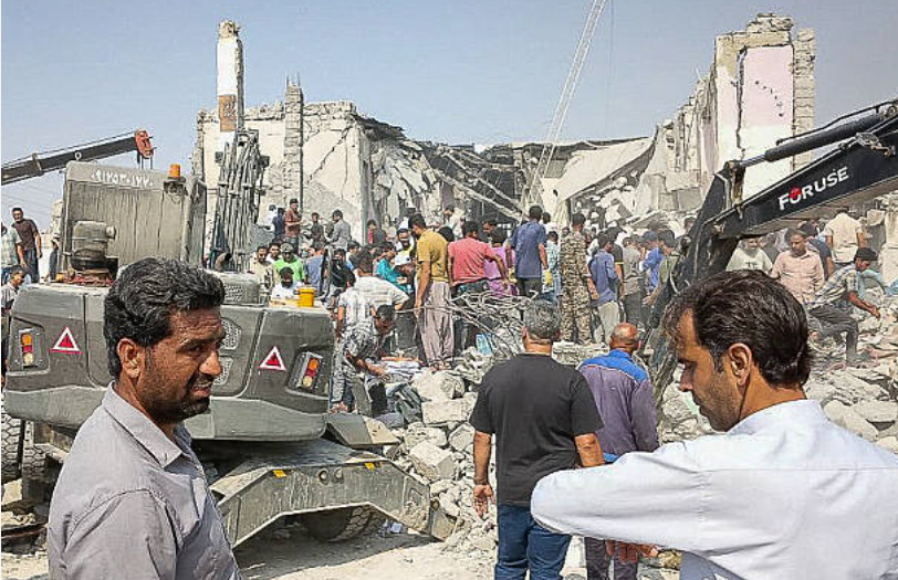 Tarrthálaithe tar éis ionsaí i dTéharan