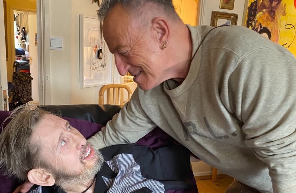 Shane MacGowan agus Bruce Springsteen. Pictiur Victoria May Clarke