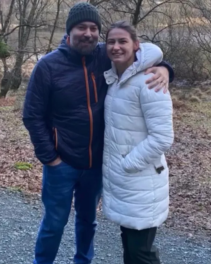 Katie Taylor lena fear cheile Sean McCavanagh. Pictiur Instagram