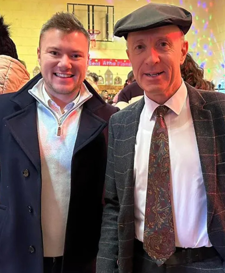 Michael Healy Rae agus Jackie Healy Rae Jnr. Pictiur Facebook