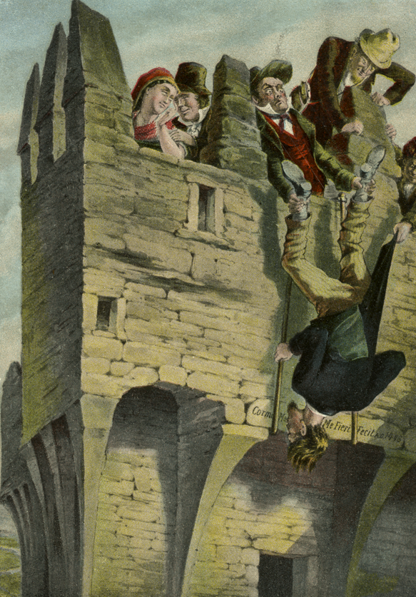 Ag pógadh Cloch na Blarnan?