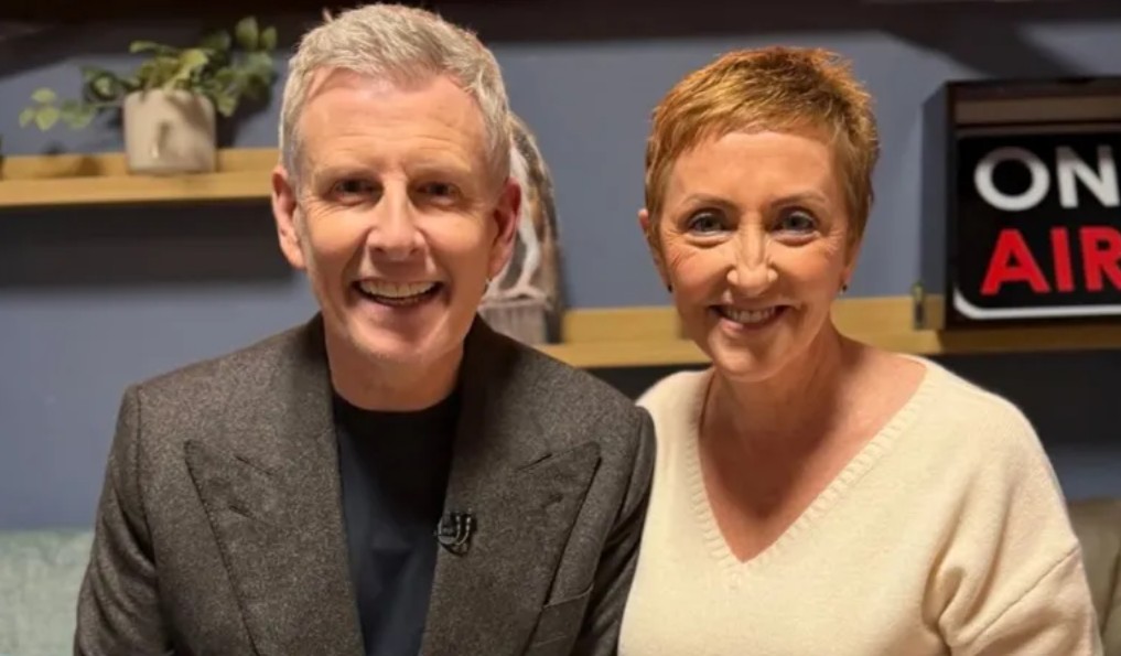 Majella ODonnell agus Patrick Kielty