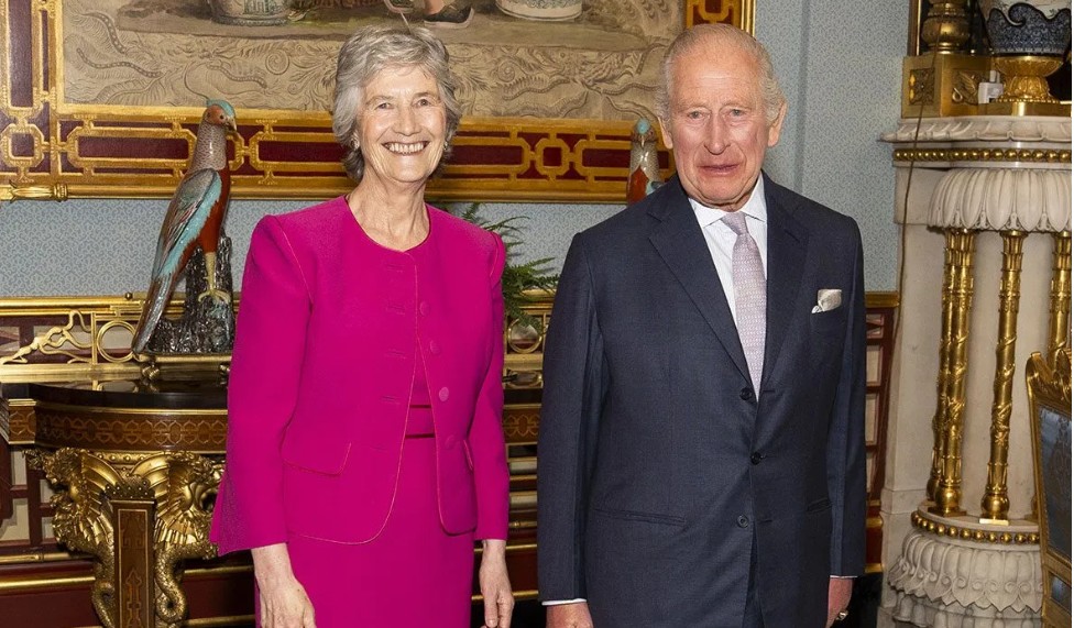 Uachtarán Catherine Connolly agus Rí Charles III. Pictiúr PA Images