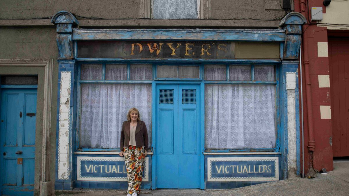 Mary Kennedy in Ballymote Town TG4