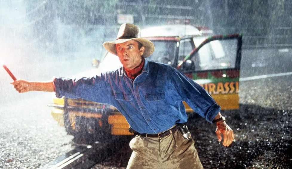 Sam Neill i Jurrasic Park. Pictiúr UniversalGetty Images
