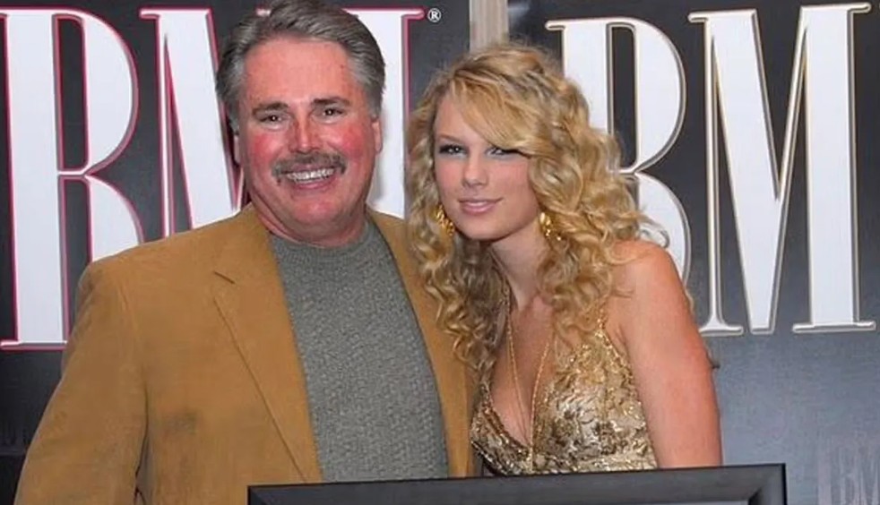 Taylor Swift agus Kirk Schwabe. Pictiúr: Sarah Gordon/Facebook
