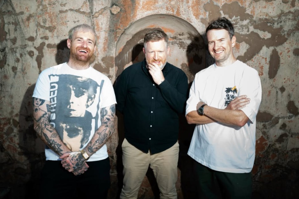 Tom Coll, Michael Roe, Ken Allen. Pictiúr Inis Records