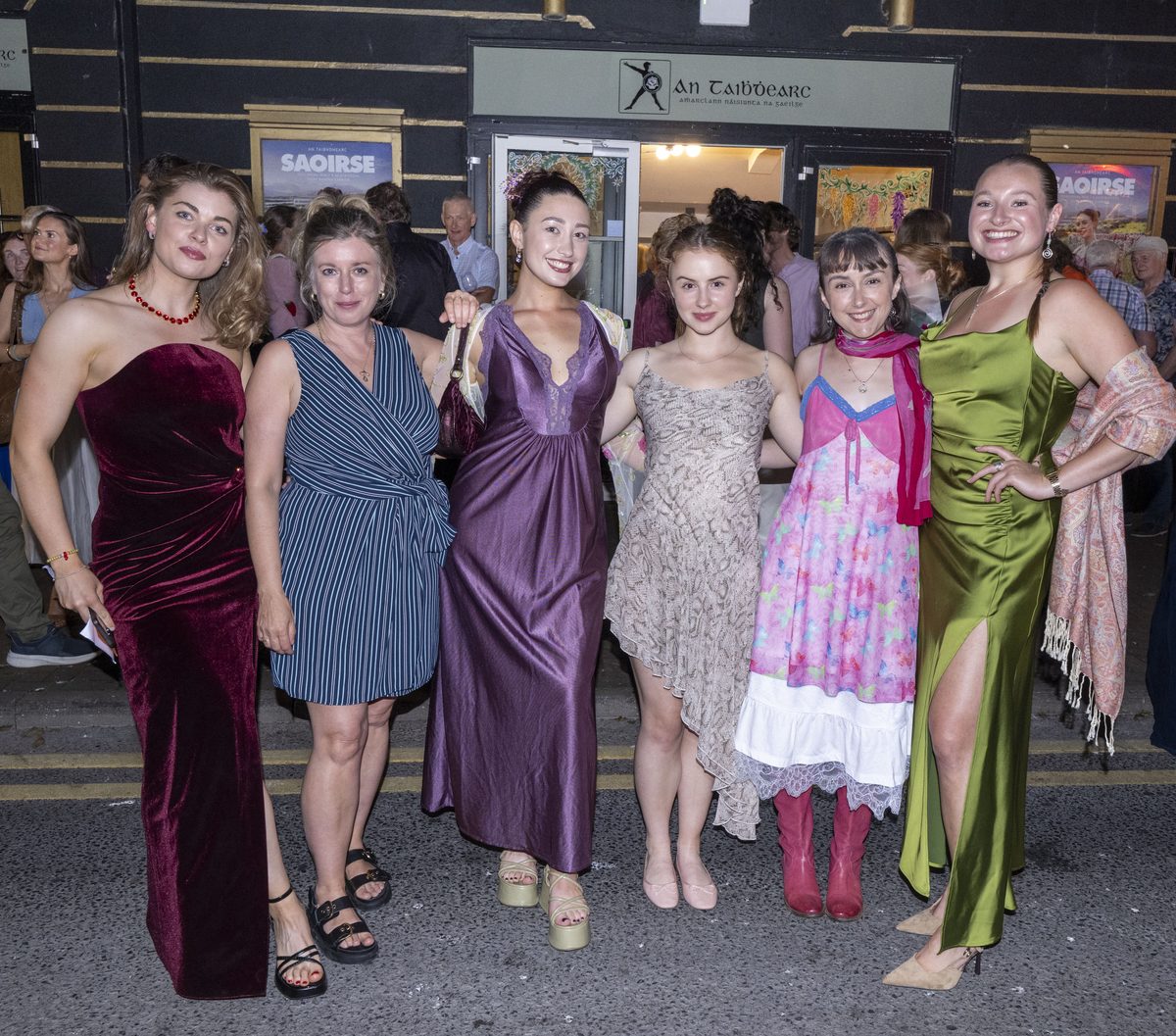 Saoirse Opening night with cast