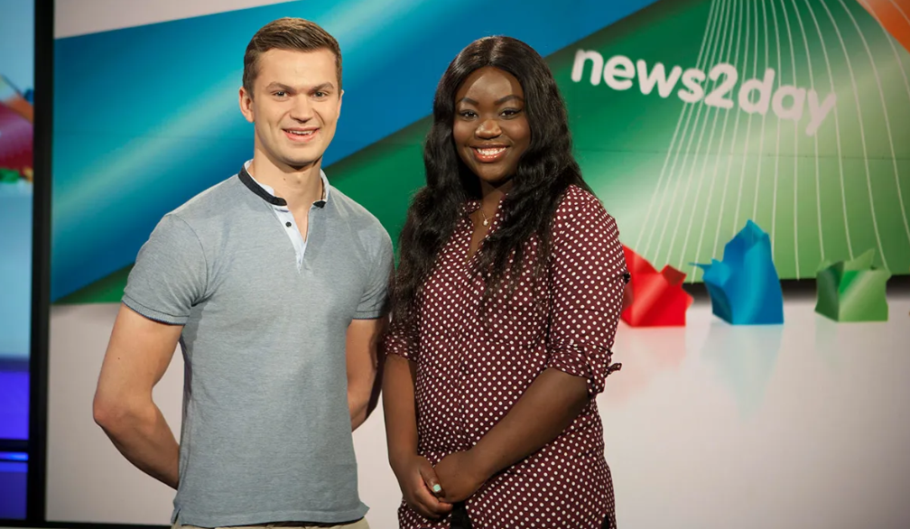 Tommy Meskill ag cur news2day i lathair le Zainab Boladale. Pictiur RTE